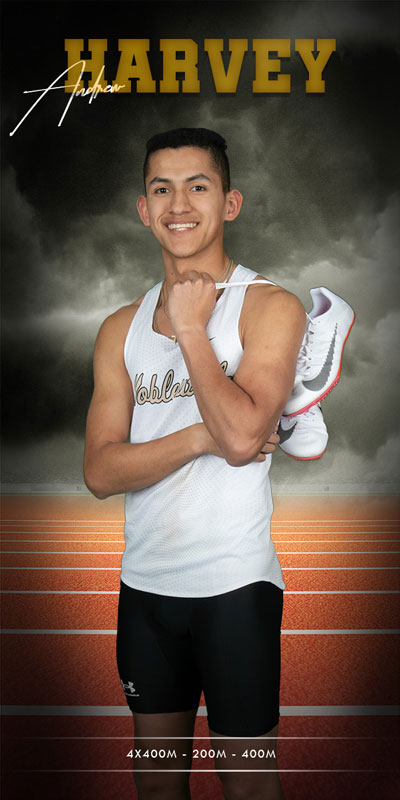 Track and Field senior banner