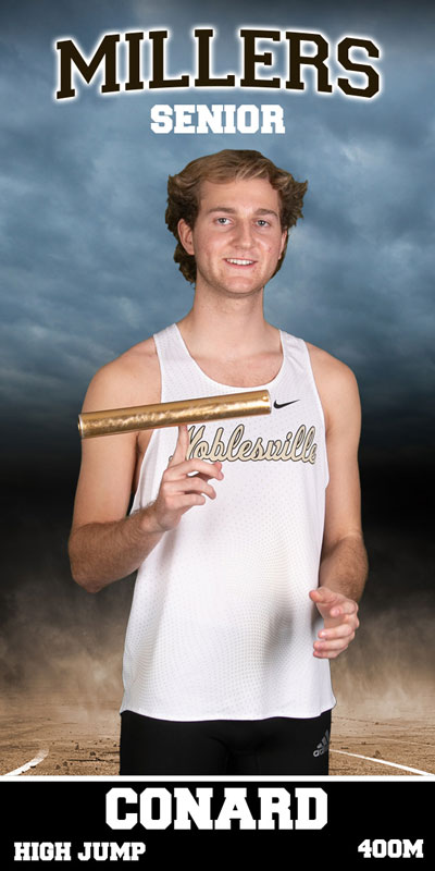 Track and Field senior banner