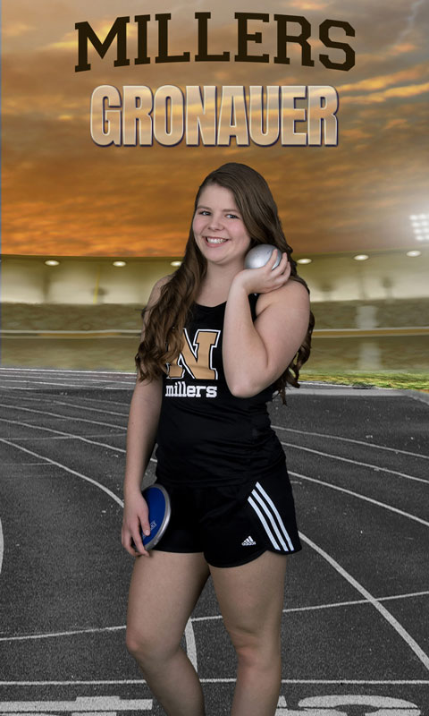 Track and Field senior banner