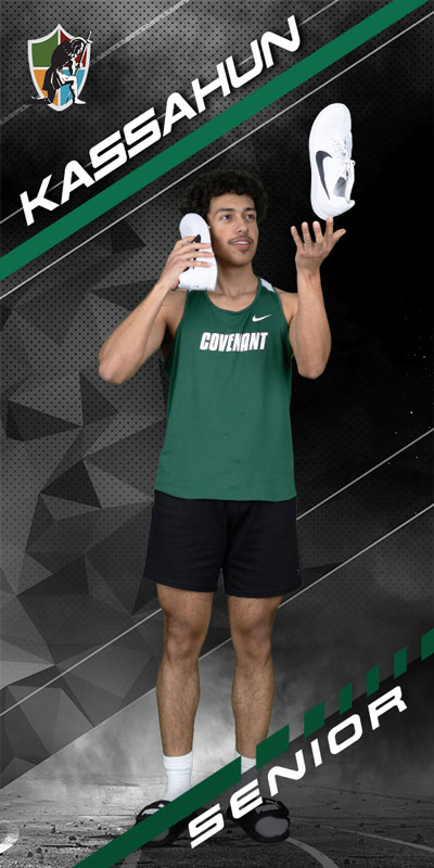 Track and Field senior banner