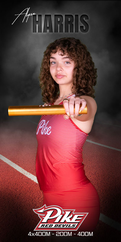 Track and Field senior banner